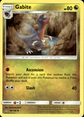 Gabite SM - Ultra Prism 98/156 Uncommon Pokémon — English Heavily Played