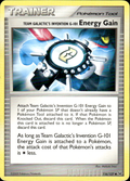 Team Galactic's Invention G-101 Energy Gain Platinum 116/127 Uncommon