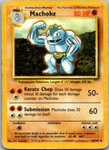 Machoke 34/102 Uncommon Base Set Unlimited Pokemon Damaged
