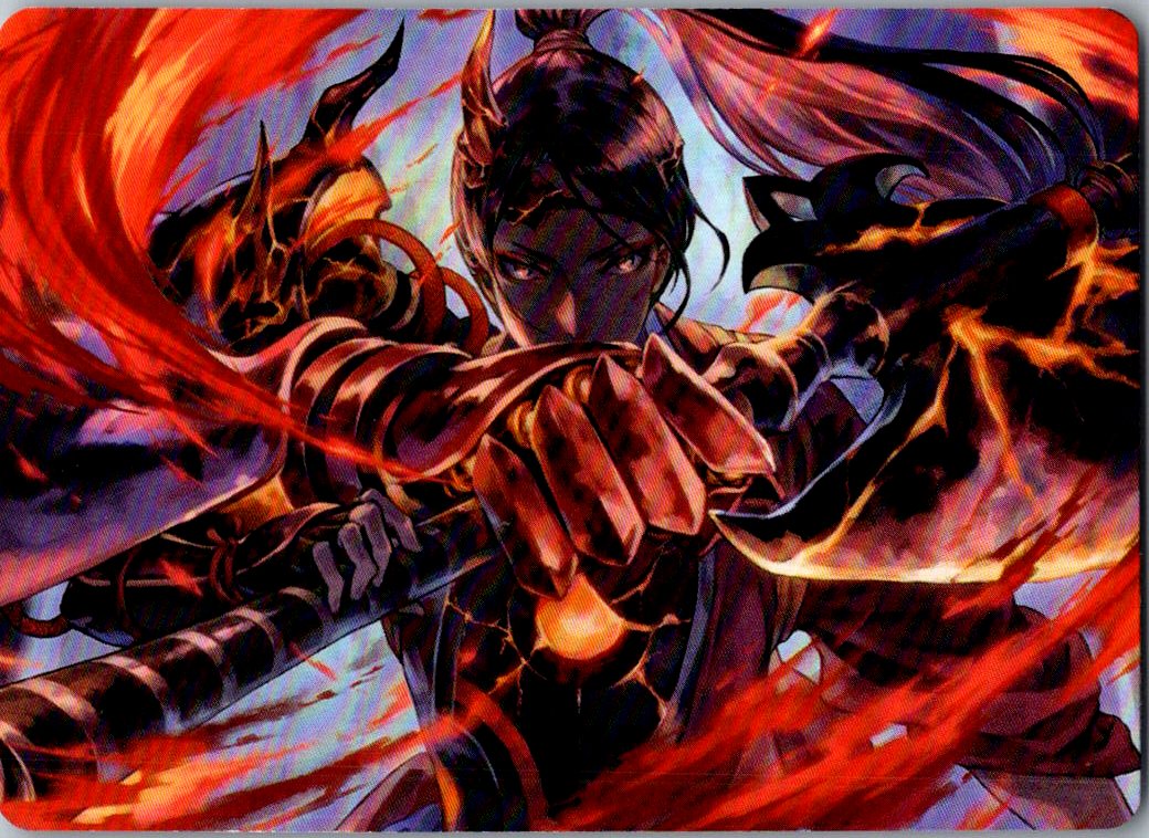 Risona, Asari Commander Art Card 72 Art Series: Kamigawa: Neon Dynasty MTG LP