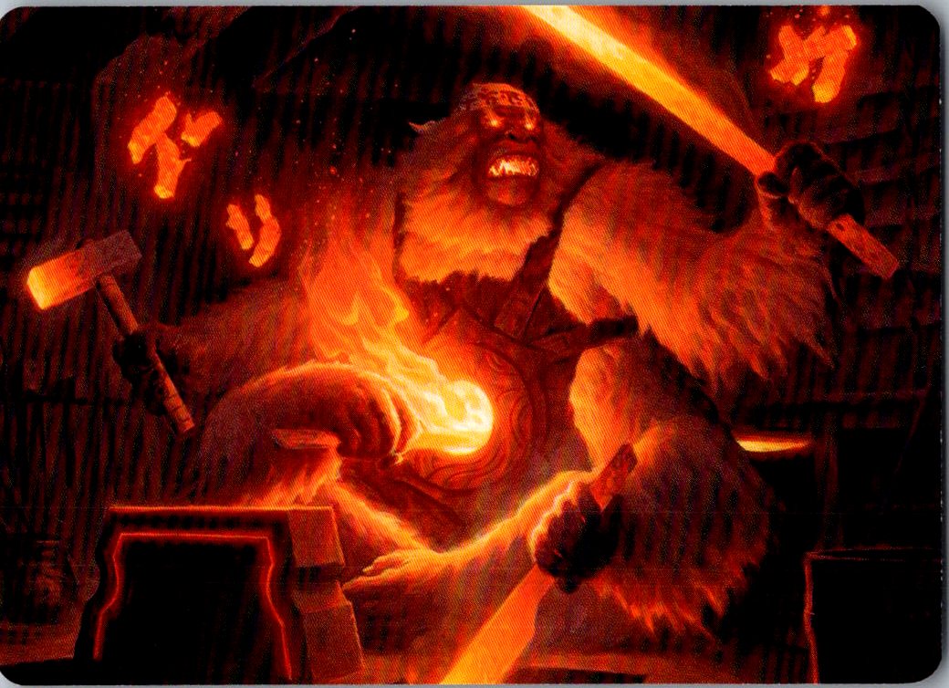 Kami of Industry Art Card 17 Art Series: Kamigawa: Neon Dynasty MTG LP