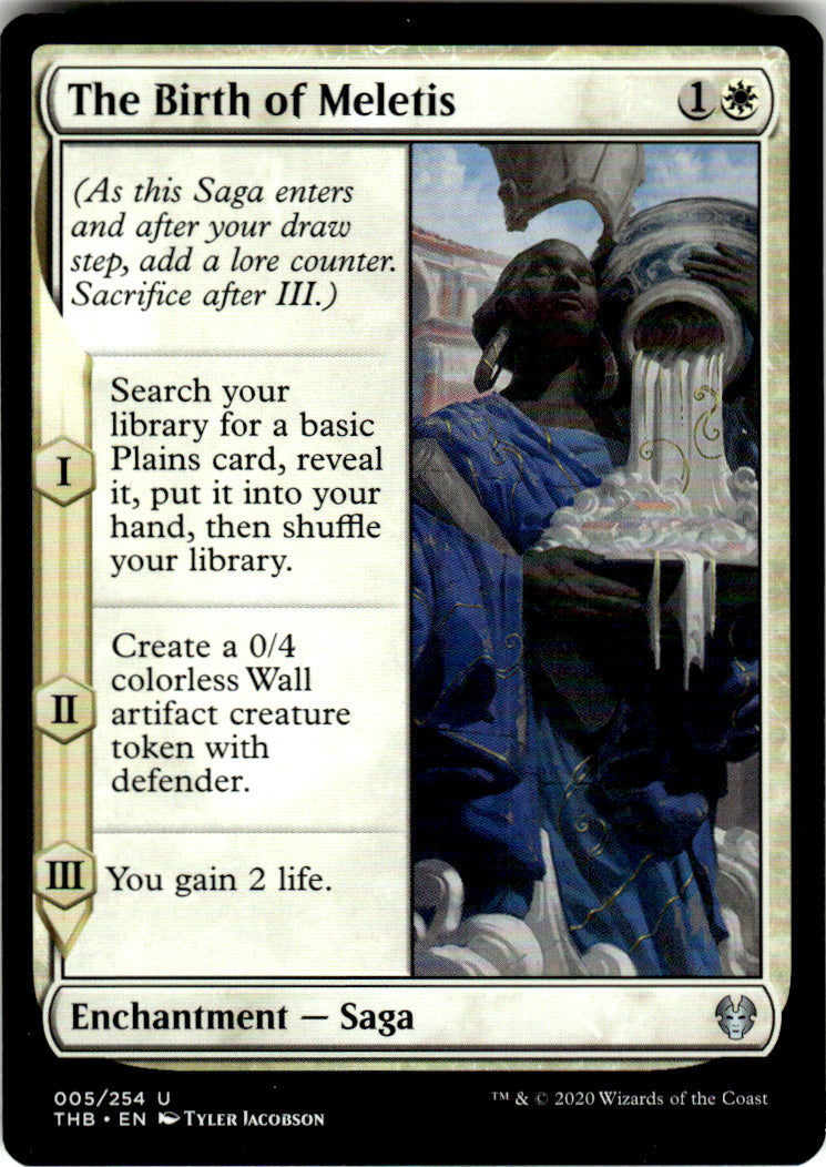 The Birth of Meletis Theros Beyond Death 5 U Magic: The Gathering Near Mint