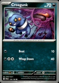 Croagunk Scarlet & Violet Base Set 130/198 Common Pokémon — English Near Mint