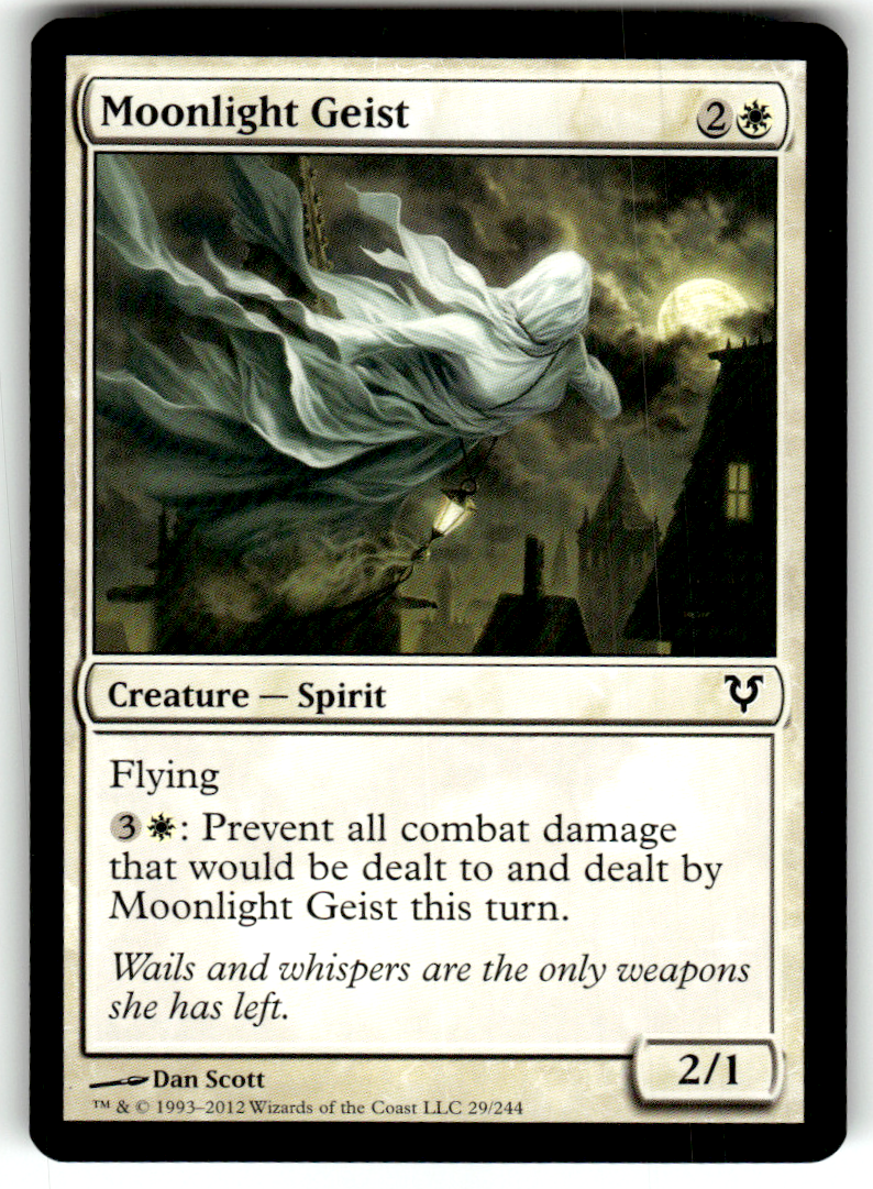 Moonlight Geist Avacyn Restored 29 C Magic: The Gathering Lightly Played
