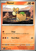 Numel Paldean Fates 011/091 Common Pokémon — English Near Mint