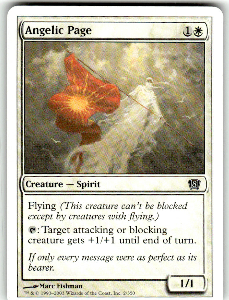 Angelic Page 8th Edition 2 C Magic: The Gathering Lightly Played