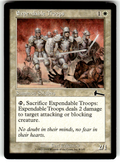 Expendable Troops Urza's Legacy 8 C Magic: The Gathering Near Mint
