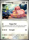 Lickitung Temporal Forces 124/162 Common Pokémon — English Near Mint