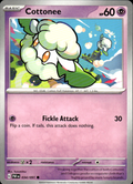 Cottonee Paldean Fates 034/091 Common Pokémon — English Near Mint