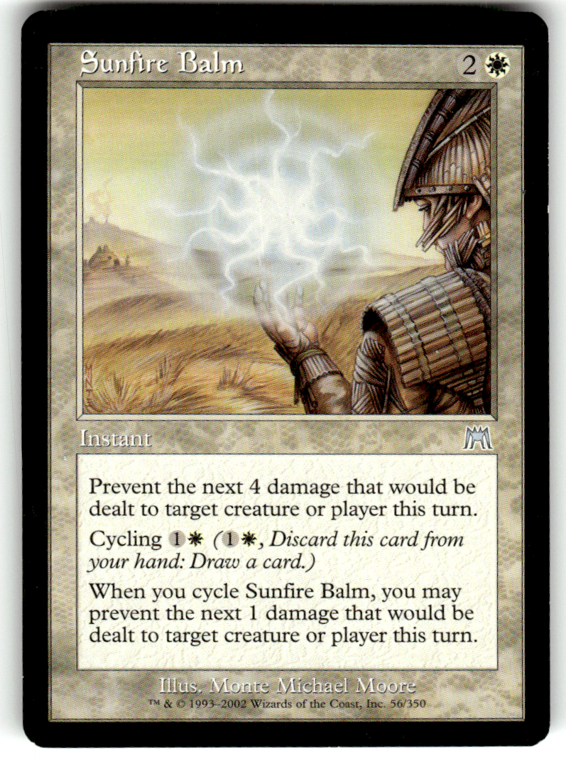 Sunfire Balm Onslaught 56 U Magic: The Gathering Near Mint