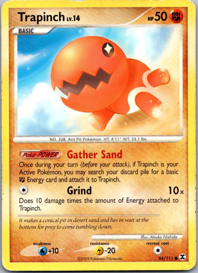 Trapinch 84/111 Common Rising Rivals Pokemon Heavily Played
