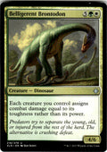 Belligerent Brontodon Ixalan 218 U Magic: The Gathering Near Mint
