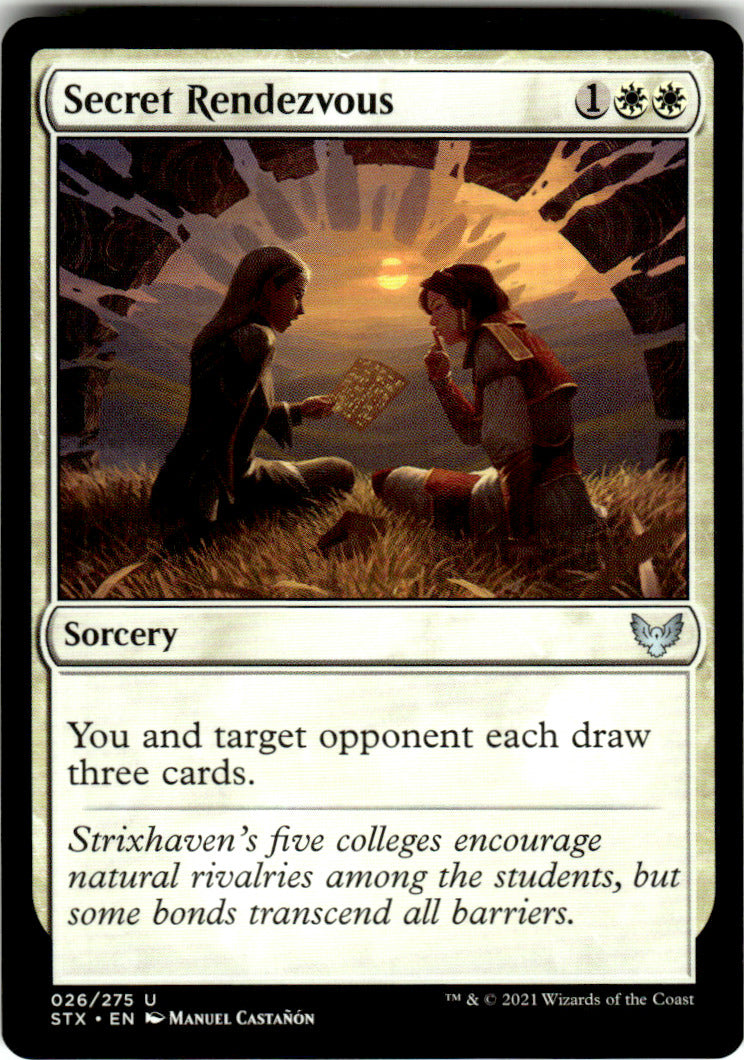 Secret Rendezvous Strixhaven: School of Mages 26 U Magic: The Gathering