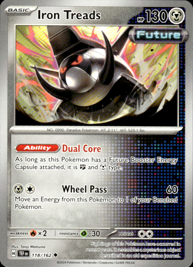Iron Treads Temporal Forces 118/162 Uncommon Pokémon — English Near Mint