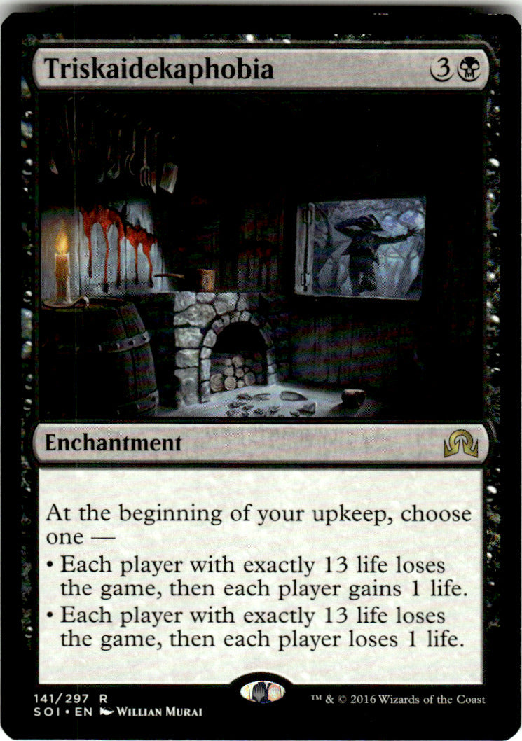 Triskaidekaphobia Shadows over Innistrad 141 R Magic: The Gathering Near Mint