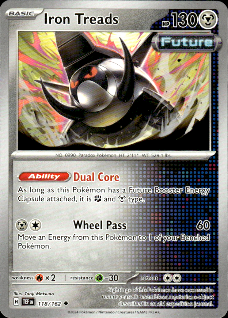 Iron Treads Temporal Forces 118/162 Uncommon Pokémon — English Near Mint