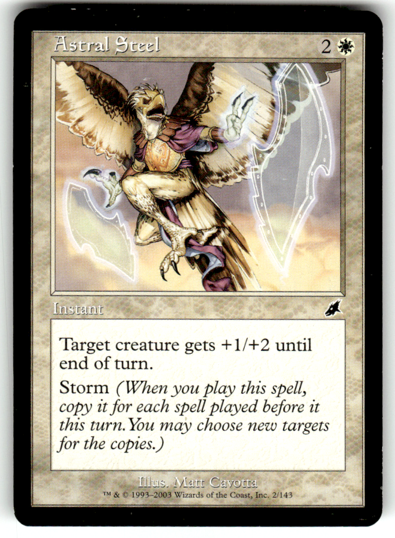 Astral Steel Scourge 2 C Magic: The Gathering Lightly Played