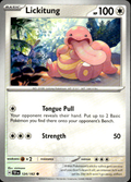 Lickitung Temporal Forces 124/162 Common Pokémon — English Near Mint