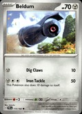 Beldum Temporal Forces 113/162 Common Pokémon — English Near Mint