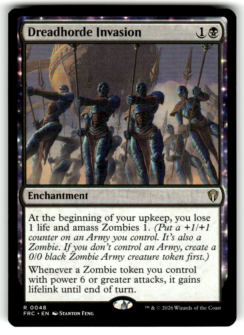 Dreadhorde Invasion Commander: Reality Fracture 48 R Magic: The Gathering