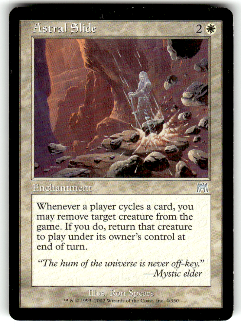 Astral Slide Onslaught 4 U Magic: The Gathering Lightly Played