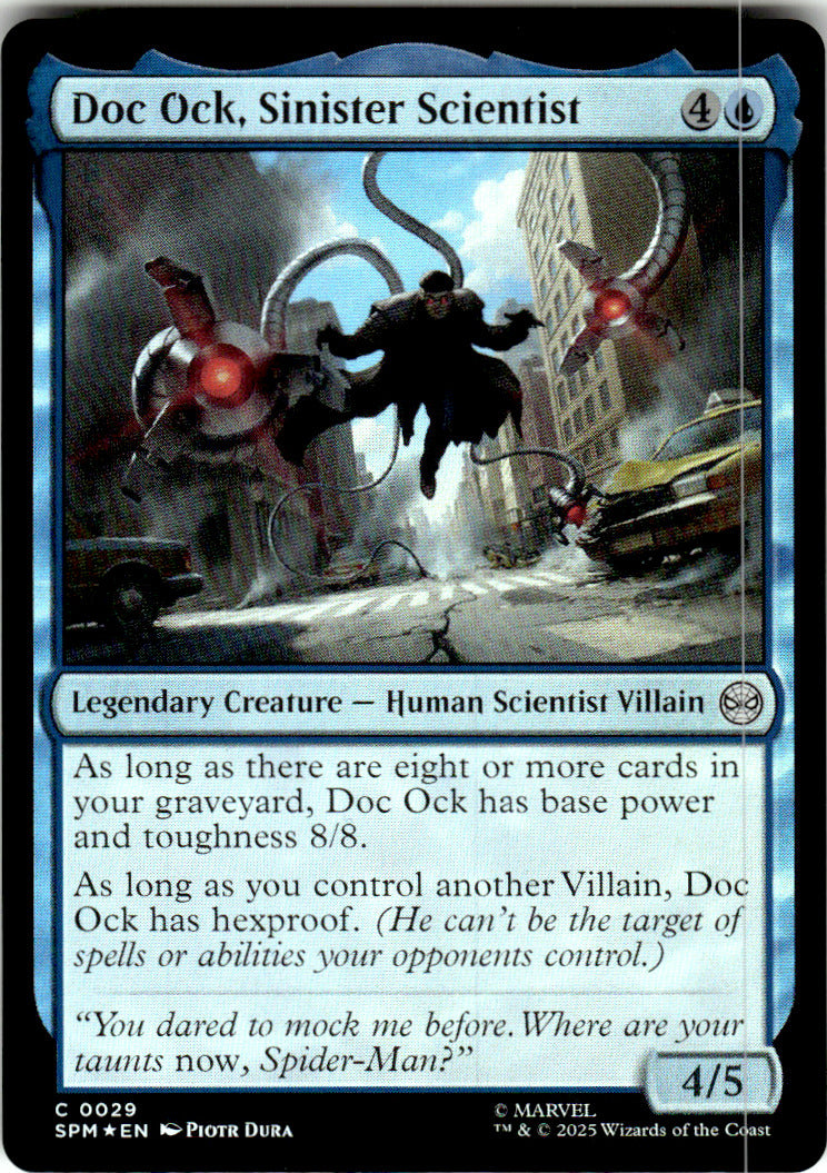 Doc Ock, Sinister Scientist Marvel's Spider-Man 29 C Foil Magic: The Gathering