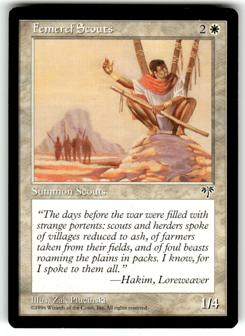 Femeref Scouts Mirage C Magic: The Gathering Near Mint