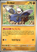 Drilbur Temporal Forces 085/162 Common Pokémon — English Near Mint