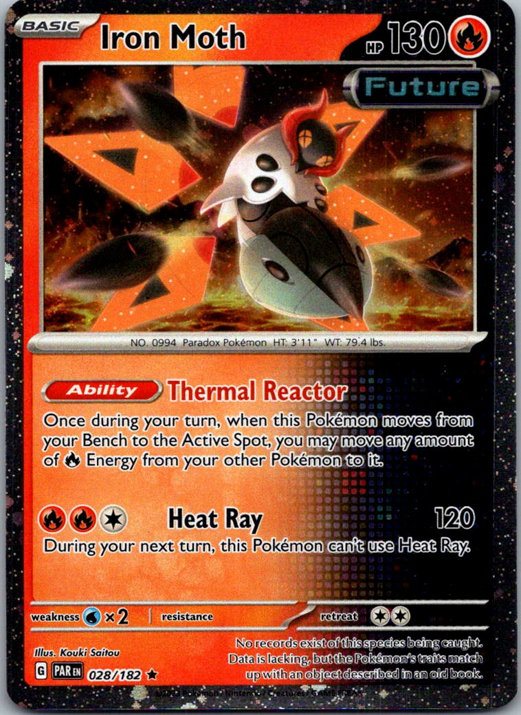 Iron Moth 028/182 Holo Promo Miscellaneous Cards & Products Pokemon Near Mint