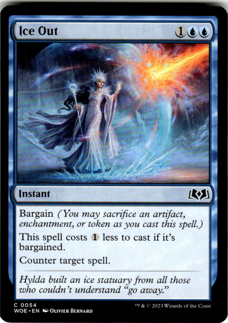 Ice Out Wilds of Eldraine 54 C Magic: The Gathering Near Mint