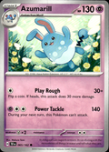 Azumarill Temporal Forces 065/162 Common Pokémon — English Near Mint