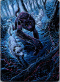Untamed Pup Gold-Stamped Signature 77 Art Series: Innistrad Midnight Hunt MTG NM
