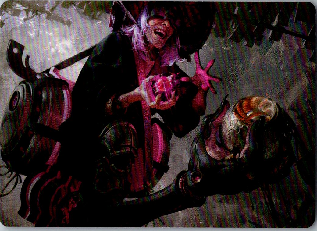 Undercity Scrounger Art Card 42 Art Series: Kamigawa: Neon Dynasty MTG LP