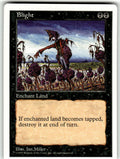 Blight Fifth Edition U Magic: The Gathering Lightly Played