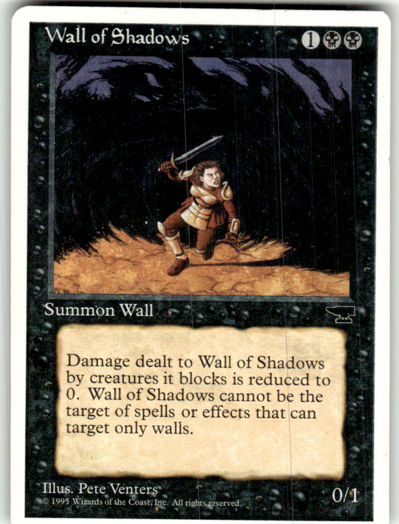 Wall of Shadows Chronicles C Magic: The Gathering Lightly Played