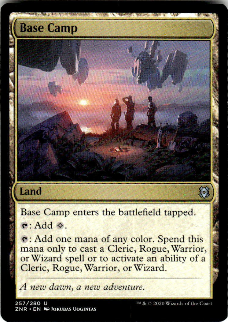 Base Camp Zendikar Rising 257 U Magic: The Gathering Near Mint