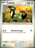 Cyclizar Scarlet & Violet Base Set 163/198 Uncommon Pokémon — English Near Mint