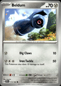 Beldum Temporal Forces 113/162 Common Pokémon — English Near Mint