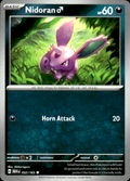 Nidoran M Scarlet & Violet 151 032/165 Common Pokémon — English Near Mint