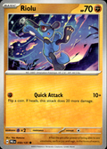 Riolu Prismatic Evolutions 050/131 Common Pokémon — English Near Mint