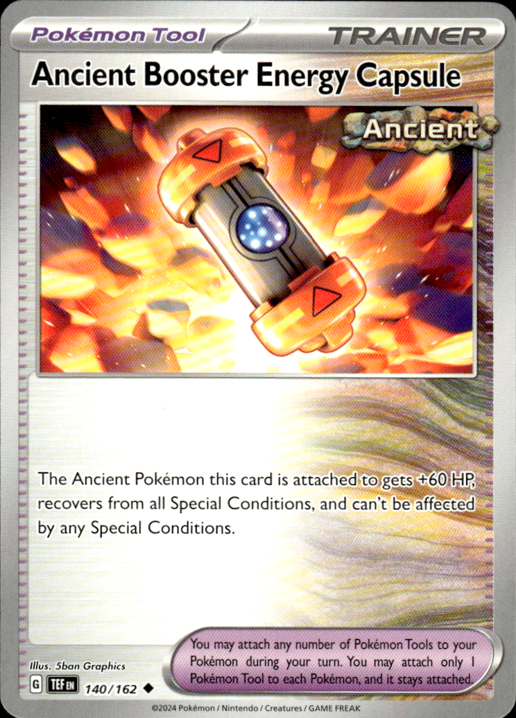 Ancient Booster Energy Capsule Temporal Forces 140/162 Uncommon Near Mint
