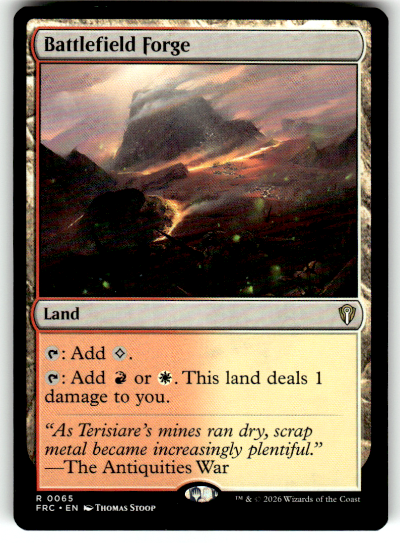 Battlefield Forge Commander: Reality Fracture 65 R Magic: The Gathering