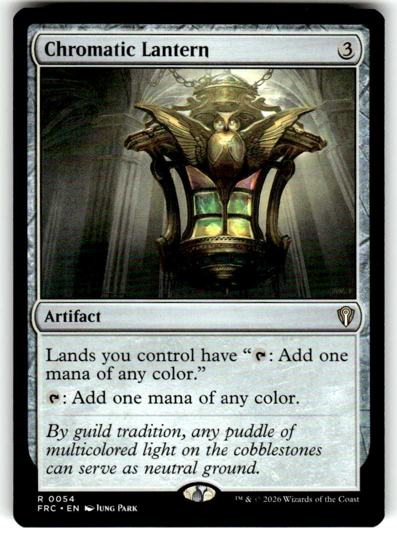 Chromatic Lantern Commander: Reality Fracture 54 R Magic: The Gathering