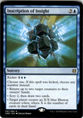 Inscription of Insight Zendikar Rising 61 R Magic: The Gathering Near Mint