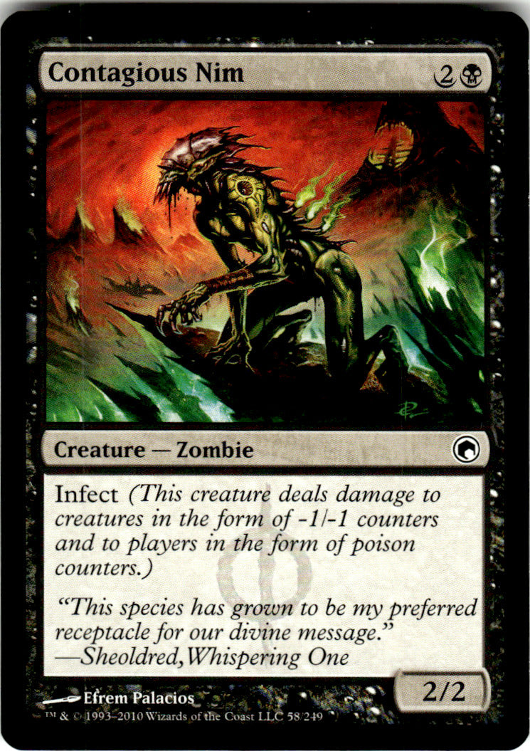 Contagious Nim Scars of Mirrodin 58 C Magic: The Gathering Near Mint