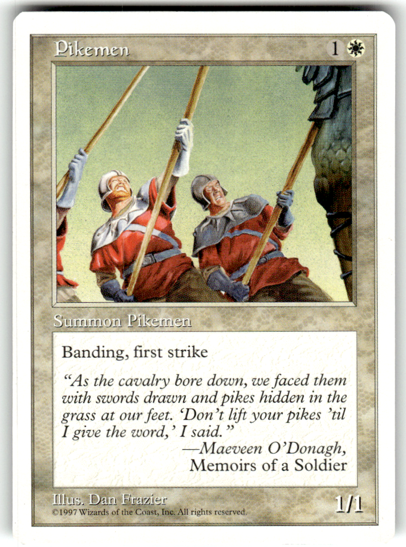 Pikemen Fifth Edition C Magic: The Gathering Lightly Played