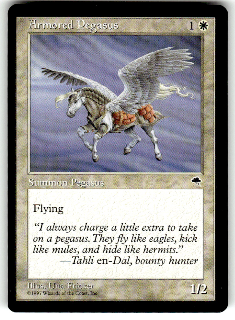 Armored Pegasus Tempest 5 C Magic: The Gathering Near Mint