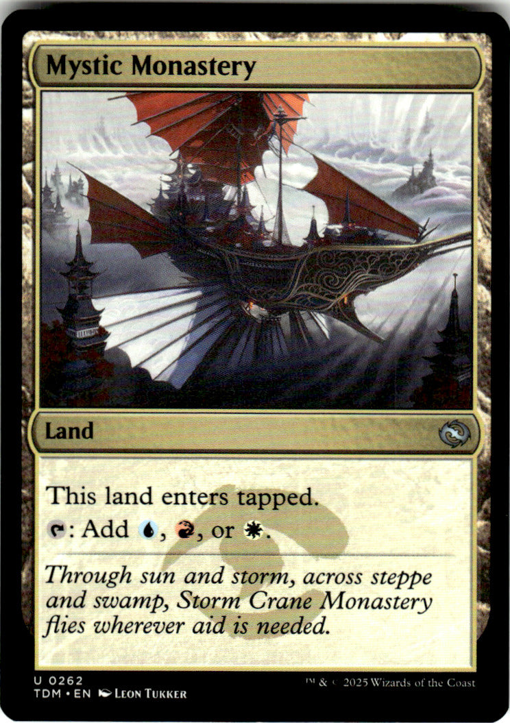 Mystic Monastery Tarkir: Dragonstorm 262 U Magic: The Gathering Near Mint