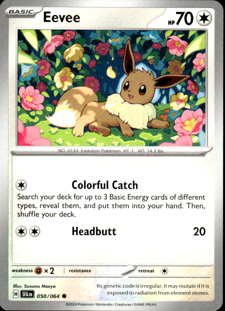 Eevee Shrouded Fable 050/064 Common Pokémon — English Near Mint