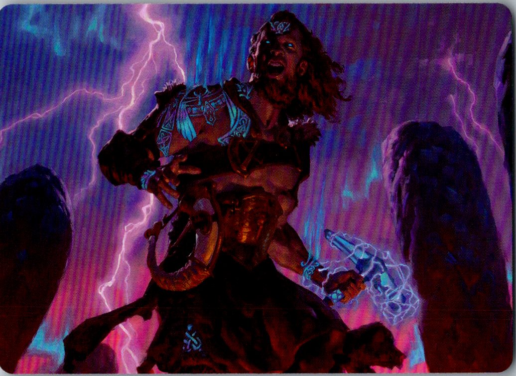 Toralf, God of Fury Art Card 39 Art Series: Kaldheim Magic: The Gathering NM